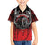 Aotearoa Bulldog Personalised Kid Hawaiian Shirt Maori Kowhaiwhai Motif