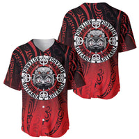 Aotearoa Bulldog Baseball Jersey New Zealand Kowhaiwhai Tribal