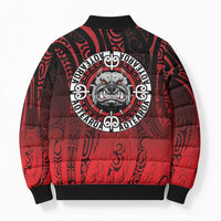 Aotearoa Bulldog Bomber Puffer Jacket New Zealand Kowhaiwhai Tribal - Polynesian Pride