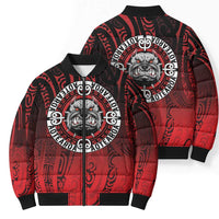 Aotearoa Bulldog Bomber Puffer Jacket New Zealand Kowhaiwhai Tribal - Polynesian Pride