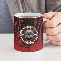 Aotearoa Bulldog Ceramic Mug New Zealand Kowhaiwhai Tribal - Polynesian Pride