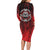 Aotearoa Bulldog Family Matching Long Sleeve Bodycon Dress and Hawaiian Shirt New Zealand Kowhaiwhai Tribal