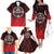 Aotearoa Bulldog Family Matching Off The Shoulder Long Sleeve Dress and Hawaiian Shirt New Zealand Kowhaiwhai Tribal