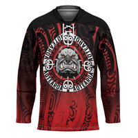 Aotearoa Bulldog Hockey Jersey New Zealand Kowhaiwhai Tribal - Polynesian Pride