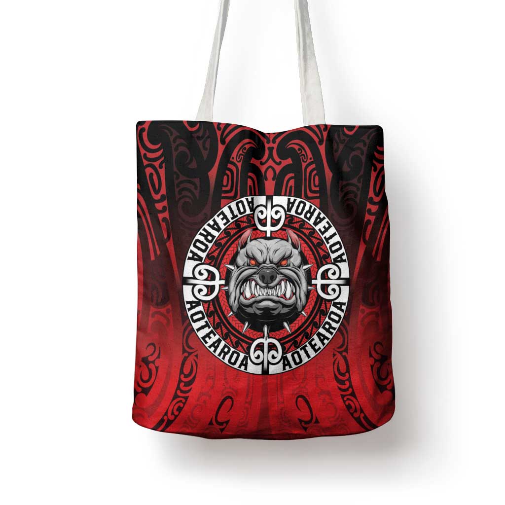 Aotearoa Bulldog Tote Bag New Zealand Kowhaiwhai Tribal - Polynesian Pride
