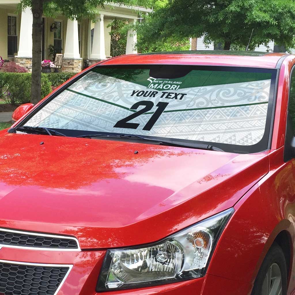 Custom New Zealand Maori Niho Taniwha Auto Sun Shade - Polynesian Pride