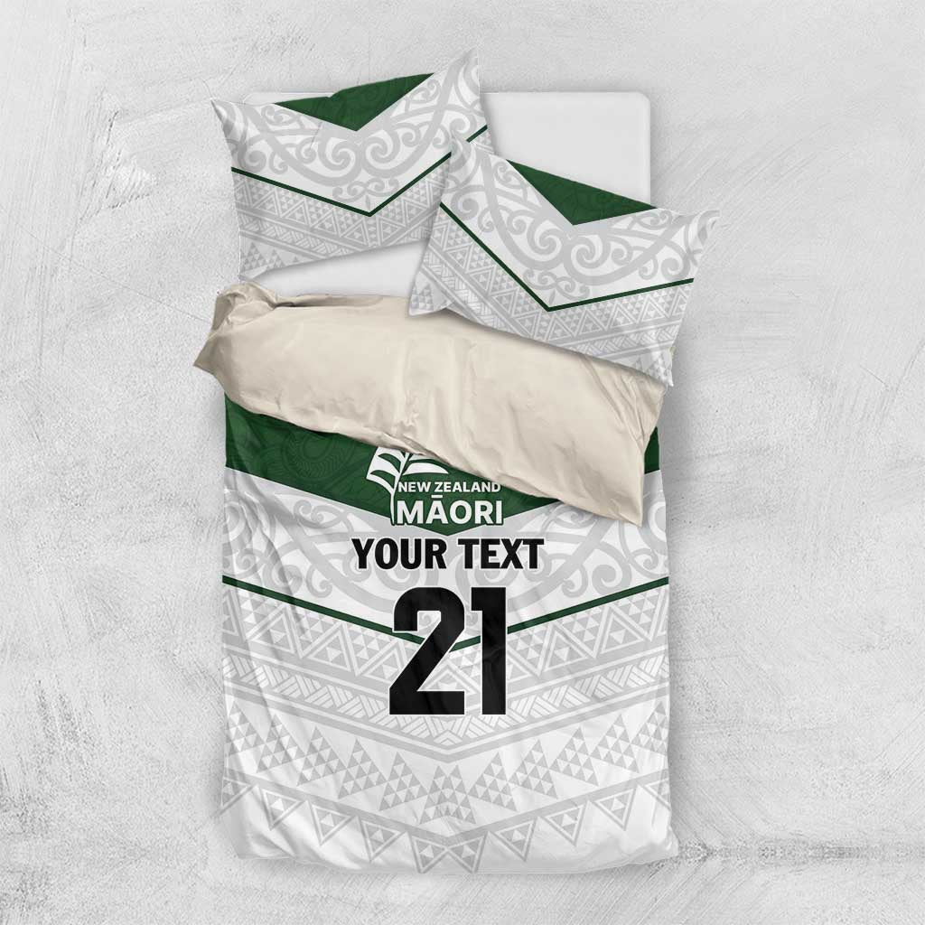 Custom New Zealand Maori Niho Taniwha Bedding Set