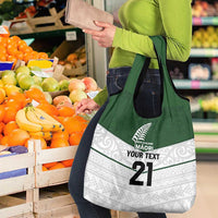 Custom New Zealand Maori Niho Taniwha Grocery Bag
