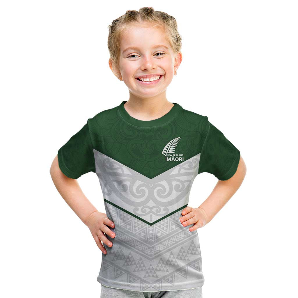 Custom New Zealand Maori Niho Taniwha Kid T Shirt