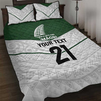 Custom New Zealand Maori Niho Taniwha Quilt Bed Set