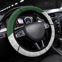 New Zealand Maori Niho Taniwha Steering Wheel Cover LT9 Universal Fit Green - Polynesian Pride