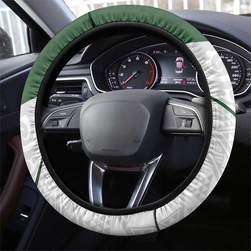 New Zealand Maori Niho Taniwha Steering Wheel Cover LT9 - Polynesian Pride