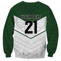 Custom New Zealand Maori Niho Taniwha Sweatshirt