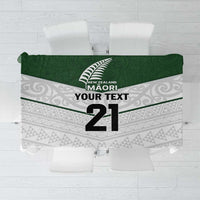 Custom New Zealand Maori Niho Taniwha Tablecloth