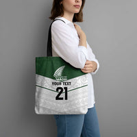 Custom New Zealand Maori Niho Taniwha Tote Bag - Polynesian Pride