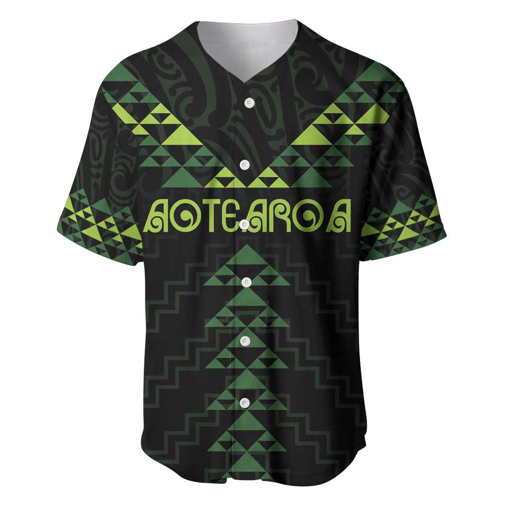 Custom New Zealand Maori Koru Koiri Motif Baseball Jersey