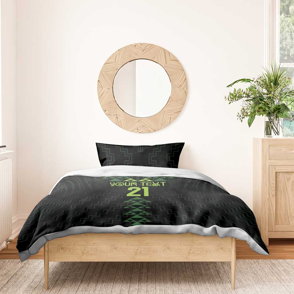 Custom New Zealand Maori Koru Koiri Motif Bedding Set