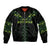 Custom New Zealand Maori Koru Koiri Motif Bomber Jacket