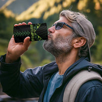 Custom New Zealand Maori Koru Koiri Motif 4 in 1 Can Cooler Tumbler