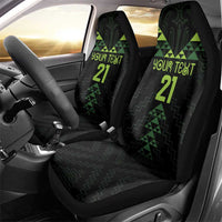 Custom New Zealand Maori Koru Koiri Motif Car Seat Cover