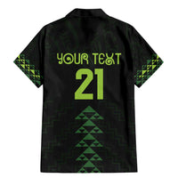 Custom New Zealand Maori Koru Koiri Motif Family Matching Mermaid Dress and Hawaiian Shirt