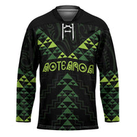 Custom New Zealand Maori Koru Koiri Motif Hockey Jersey - Polynesian Pride