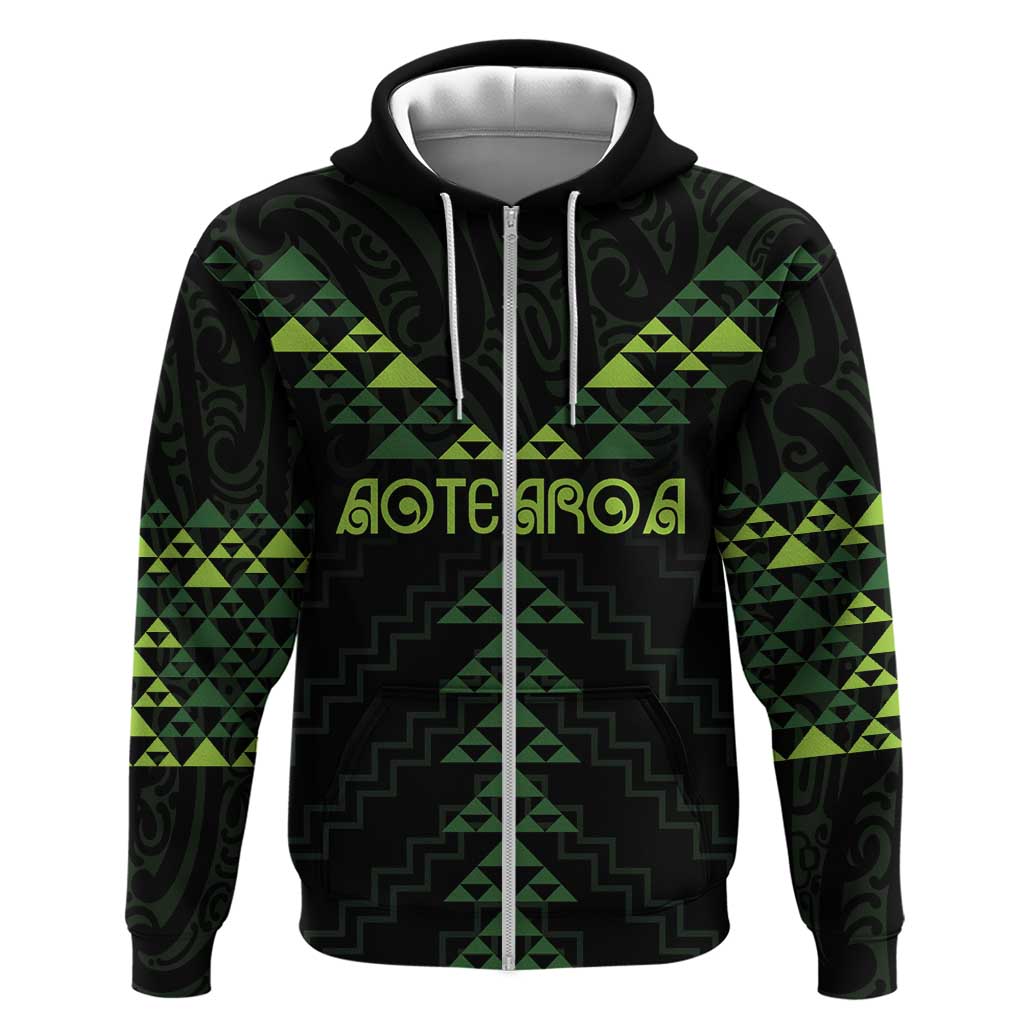 Custom New Zealand Maori Koru Koiri Motif Hoodie