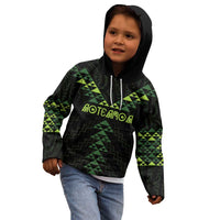 Custom New Zealand Maori Koru Koiri Motif Kid Hoodie
