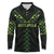 Custom New Zealand Maori Koru Koiri Motif Long Sleeve Polo Shirt