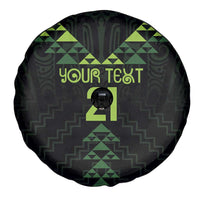 Custom New Zealand Maori Koru Koiri Motif Spare Tire Cover