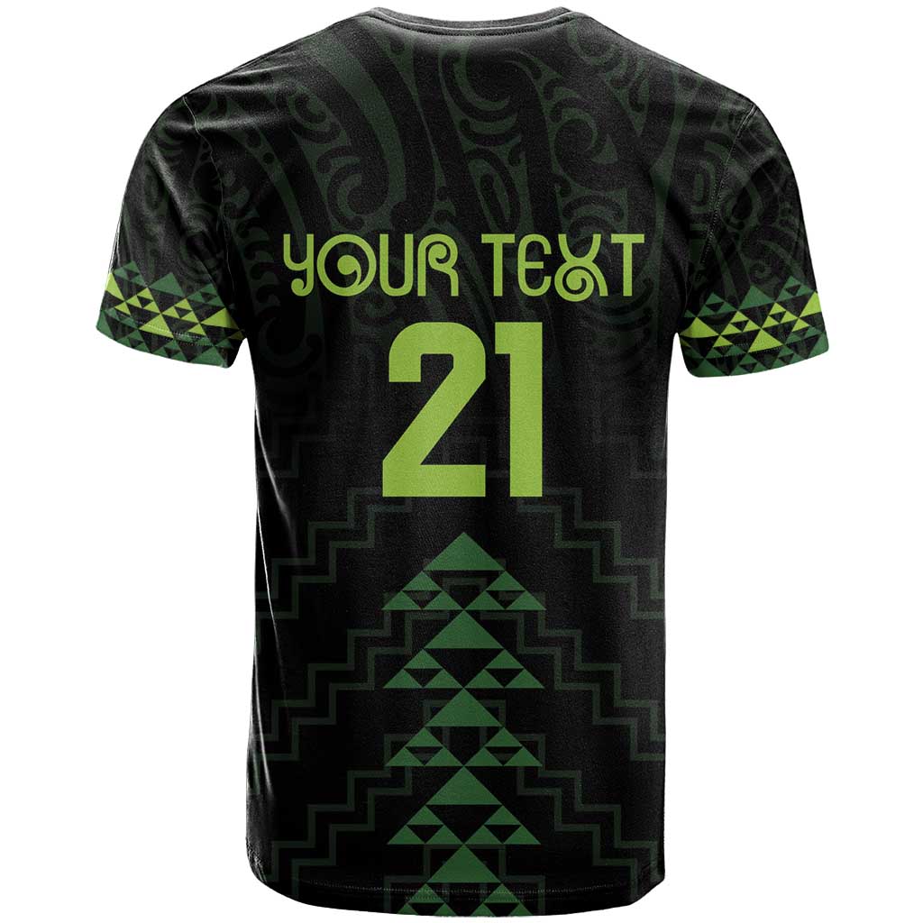 Custom New Zealand Maori Koru Koiri Motif T Shirt