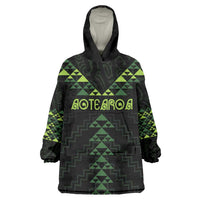 Custom New Zealand Maori Koru Koiri Motif Wearable Blanket Hoodie