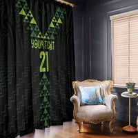 Custom New Zealand Maori Koru Koiri Motif Window Curtain LT9 - Polynesian Pride