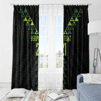 Custom New Zealand Maori Koru Koiri Motif Window Curtain LT9 - Polynesian Pride
