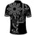 Filipino Sun Tribal Tattoo Polo Shirt Philippines Inspired Barong Simple Black