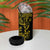 Filipino Sun Tribal Tattoo 4 in 1 Can Cooler Tumbler Philippines Inspired Barong Simple Gold