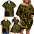 Filipino Sun Tribal Tattoo Family Matching Off Shoulder Short Dress and Hawaiian Shirt Philippines Inspired Barong Simple Gold