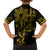 Filipino Sun Tribal Tattoo Family Matching Puletasi and Hawaiian Shirt Philippines Inspired Barong Simple Gold