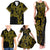 Filipino Sun Tribal Tattoo Family Matching Tank Maxi Dress and Hawaiian Shirt Philippines Inspired Barong Simple Gold