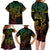 Filipino Sun Tribal Tattoo Family Matching Long Sleeve Bodycon Dress and Hawaiian Shirt Philippines Inspired Barong Reggae Art