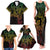 Filipino Sun Tribal Tattoo Family Matching Tank Maxi Dress and Hawaiian Shirt Philippines Inspired Barong Reggae Art