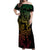 Filipino Sun Tribal Tattoo Off Shoulder Maxi Dress Philippines Inspired Barong Reggae Art