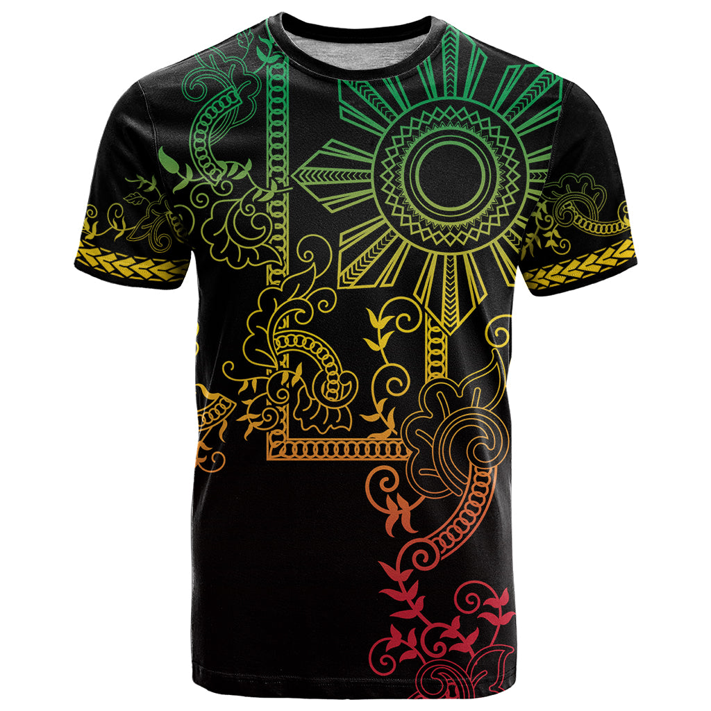 Filipino Sun Tribal Tattoo T Shirt Philippines Inspired Barong Reggae Art