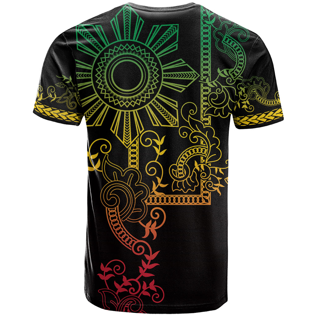 Filipino Sun Tribal Tattoo T Shirt Philippines Inspired Barong Reggae Art