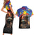 Philippines Lion and Eagle 1898 Couples Matching Short Sleeve Bodycon Dress and Hawaiian Shirt Pilipinas Maligayang Araw ng Kalayaan