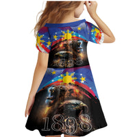 Philippines Lion and Eagle 1898 Family Matching Mermaid Dress and Hawaiian Shirt Pilipinas Maligayang Araw ng Kalayaan