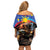 Philippines Lion and Eagle 1898 Family Matching Off Shoulder Short Dress and Hawaiian Shirt Pilipinas Maligayang Araw ng Kalayaan