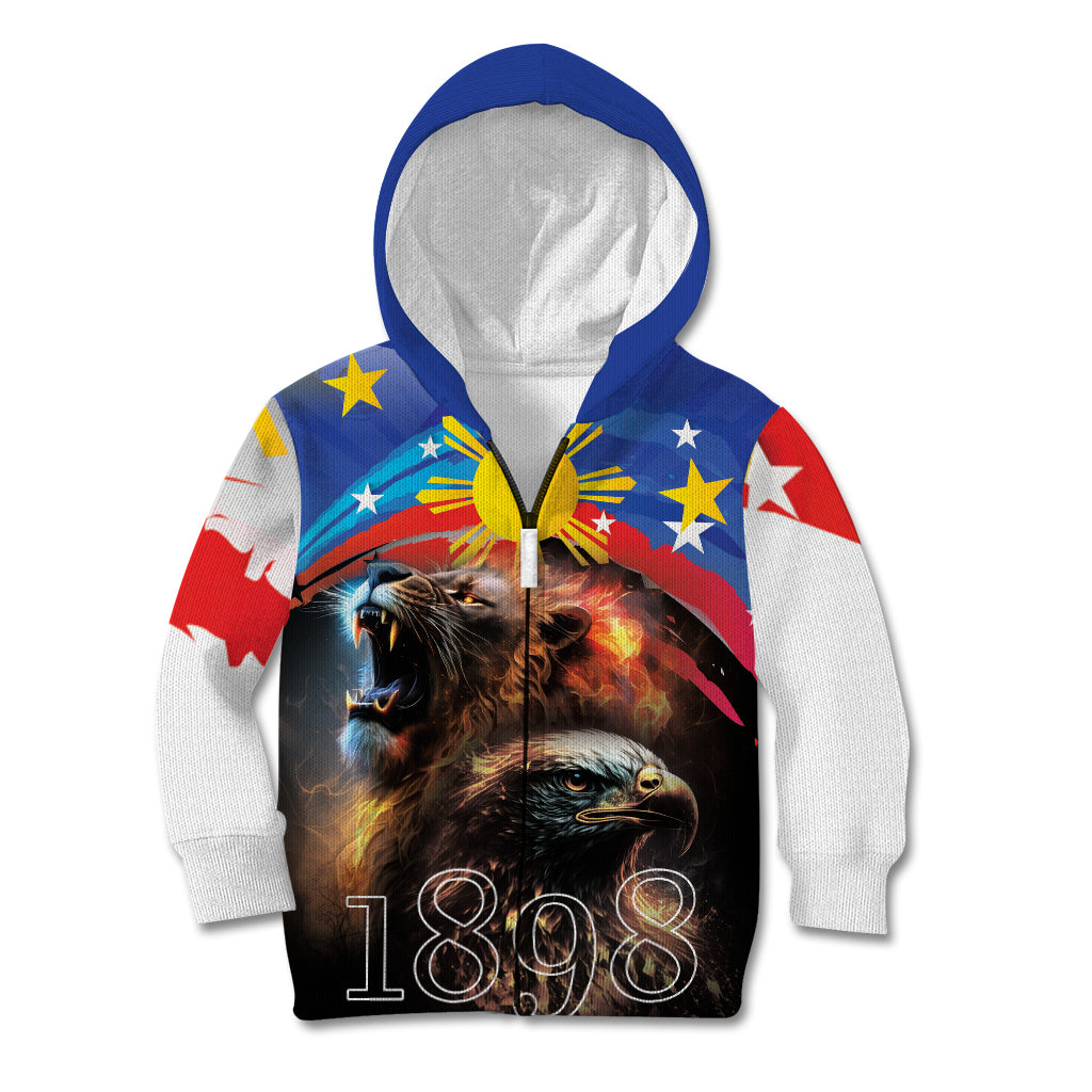 Philippines Lion and Eagle 1898 Kid Hoodie Pilipinas Maligayang Araw ng Kalayaan