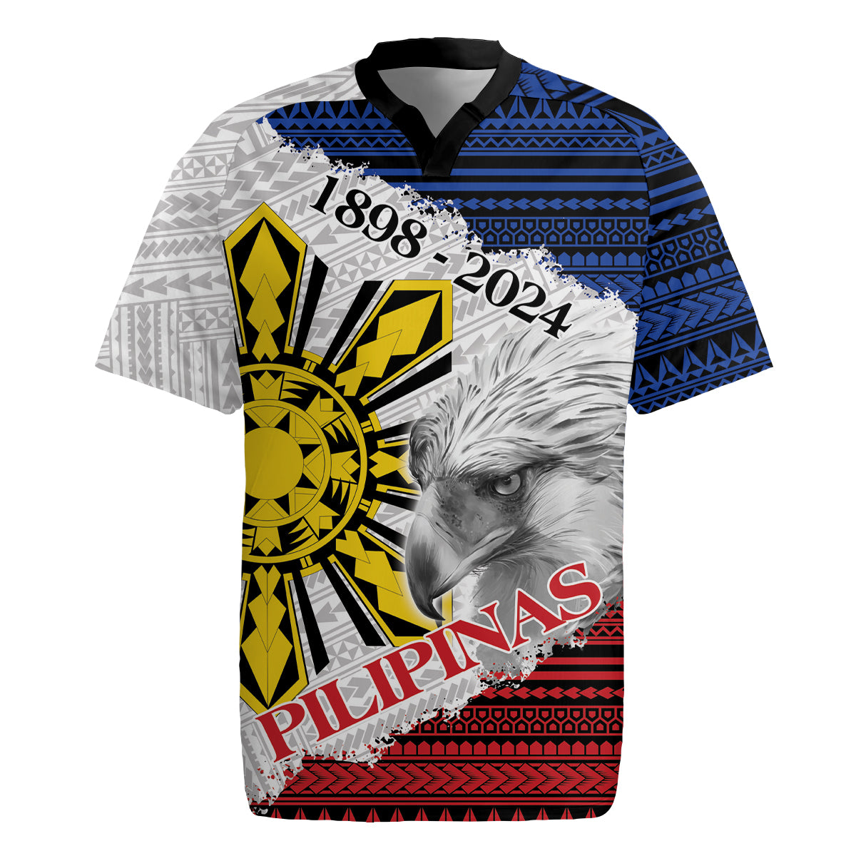 Philippines 126th Independence Day Rugby Jersey Pilipinas Hunyo 12 Maligayang Araw ng Kalayaan