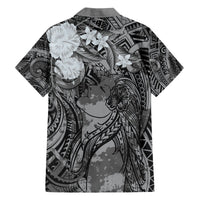 Pacific Beauty Girl Hawaiian Shirt Black Polyneisan Tribal Vintage Motif LT9 - Polynesian Pride